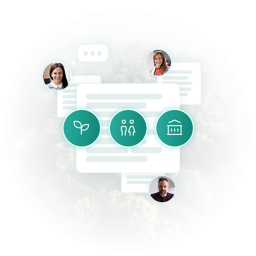 Shared disclosure pages tagged environmental, social and governance with contributors commenting